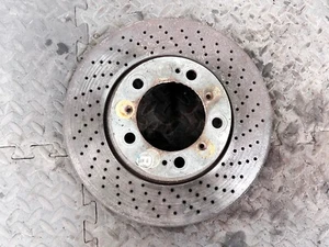 01-12 PORSCHE 911 CARRERA 4S 997 FRONT LEFT OR RIGHT WHEEL DISC BRAKE ROTOR OEM - Picture 1 of 2