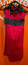 Grace Karin Red Polka Dot Dress, Vintage Party / Cocktail, Size 16, BNWT, sf