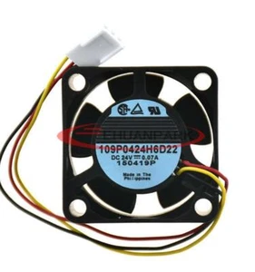 For SANYO 109P0424H6D22 Inverter Cooling fan For Fanuc DC24V 0.07A 4CM 3pin - Photo 1/1