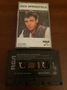 Rick Springfield - Living In Oz - Cassette Tape - Picture 1 of 2