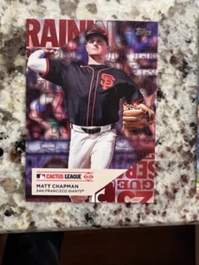 2025 TOPPS MLB CACTUS LEAGUE CARD SAN FRANCISCO GIANTS MATT CHAPMAN #TG-25 - Picture 1 of 1