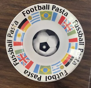 Ceramica Quadrifoglio World Cup Italy Soccer Futbol Fussball Pasta Bowl Plate - Picture 1 of 6