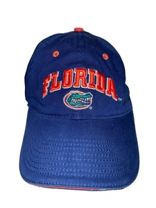 Vintage Florida Alligatoren verstellbare Mütze Kappe The Game gesticktes Logo blau orange - Bild 1 von 8