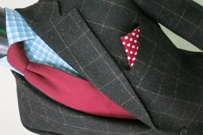 Abrigo deportivo Alan River Canadá lana de cordero, cachemir ventana 40 R Foto 1 de 4