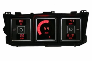 Intellitronix Red LED Digital Gauge Cluster 1973-1979 Ford Truck Models - Picture 1 of 6