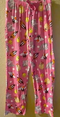 женские looney мелодии розовый пижама лаунж брюки регулярный плюс жуки porky daffy  - Изображение 1 из 3
