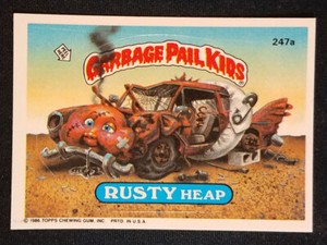 1986 Topps Garbage Pail Kids RUSTY Heap Series 6 #247A NM-MINT++