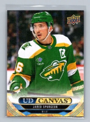 2024-25 UD Extended Jared Spurgeon MIN C269 Canvas - Image 1 of 2