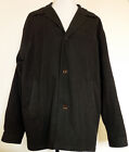 GAP Charcoal Gray Wool Blend Button-Front Coat with Quilted Lining XXL