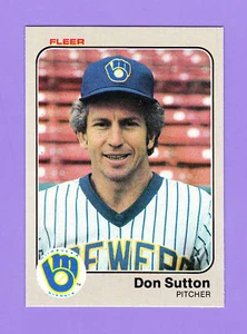 1983 Fleer Don Sutton #47 Brewers HOF MINT FREE & FAST SHIPPING - Bild 1 von 1