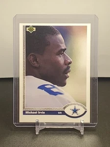 1991 Upper Deck - Michael Irvin #107 Dallas Cowboys - Picture 1 of 3