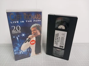 Cliff Richard Live In The Park Vintage  VHS Video Tape Retro Video Cassette  - Picture 1 of 8