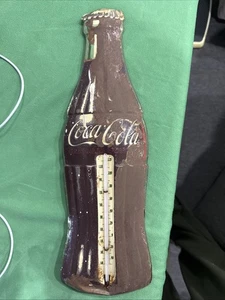 Coca Cola Thermostatschild antik Markeneintragung Farbe ist teilweise abgeplatzt - Bild 1 von 6