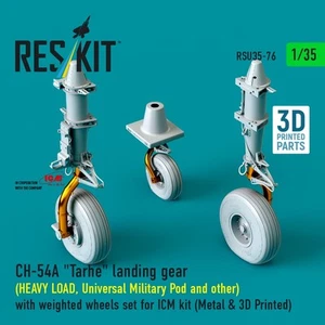 CH-54A "Tarhe" Fahrwerk mit Gewichtsrädern Satz für ICM 1:35 RSU35-0076 - Bild 1 von 3