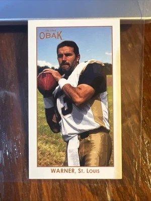 Kurt Warner 2011 TRI-STAR Obak T212 Mini Brown #15 HOF St. Louis Rams /75 - Image 1 of 4
