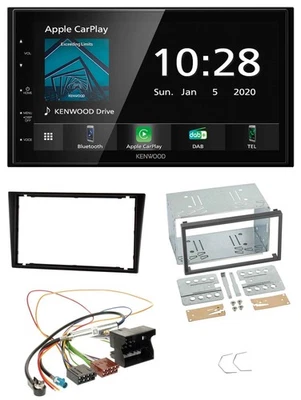 Kenwood Bluetooth MP3 DAB USB 2DIN Autoradio für Opel Combo C Omega B Corsa C ab - Bild 1 von 4