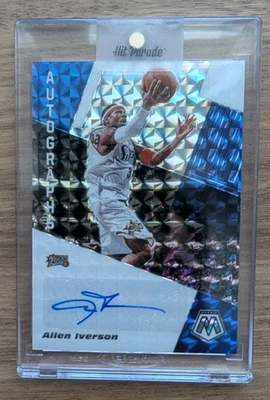 2019-20 Panini Mosaic Allen Iverson Mosaic Autographs # AM-AIV - Image 1 of 4