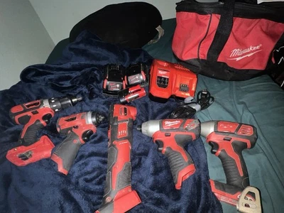 Milwake Electric Combo Set M12 and M18 with Battery And Bag - Image 1 of 4