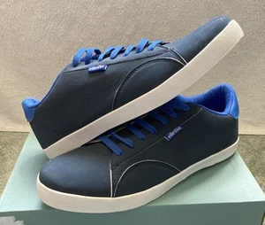 Ellesse Blaster Hombres Reino Unido Talla 10 Azul Mezcla Entrenadores con Cordones con Logotipos NUEVO - Imagen 1 de 10
