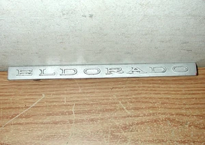 VINTAGE 1967-1970 CADILLAC ELDORADO DECKLID EMBLEM 1487798 TRUNK BADGE - Picture 1 of 7