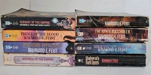 Raymond E Feist 8 Paperback Book Lot SerpentWar ~ Riftwar - Picture 1 of 3