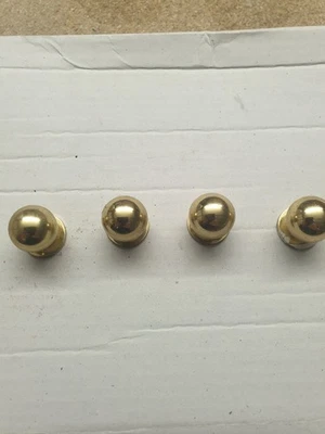 4 boutons en  laiton de porte meuble ou tiroir - Photo 1/3