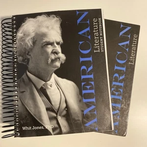 Apologia American Literature, Whit Jones, Text Book and Student Notebook - Picture 1 of 1