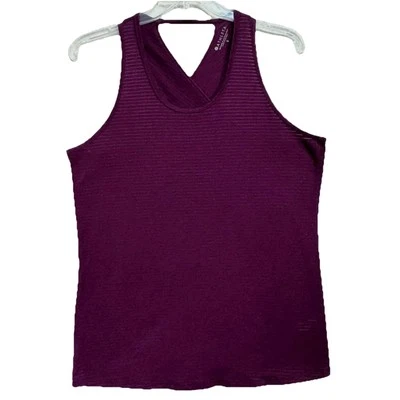 Camiseta sin mangas Athleta Essence con espalda deportiva PEQUEÑA púrpura ejercicio atlético yoga Foto 1 de 4