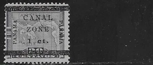 US Scott CZ16, 20 Centavos, 1904-06 Canal Zone, Map of Panama, MNG, NH, F/VF - Picture 1 of 1