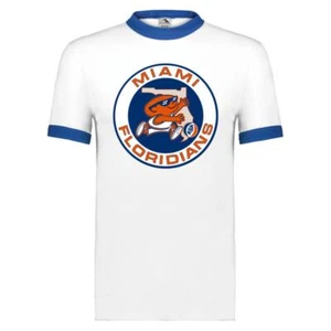 Miami Floridians Ringer T-shirt | ABA Basketball Team - Picture 1 of 3