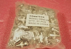 CONTECH CBNC-29, 75 Ohm Stecker BNC Crimp Koaxial Steckverbinder - Beutel mit 50 - Bild 1 von 5