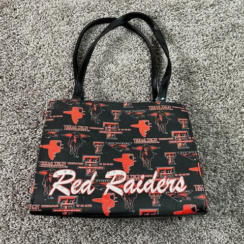 Texas Tech Red Raiders Purse Bag Womens Black Red College Football Ladies Cover