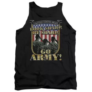 U.S. ARMY GO ARMY Licensed Men's Tank Top Sleeveless Tee SM-2XL - Picture 1 of 2