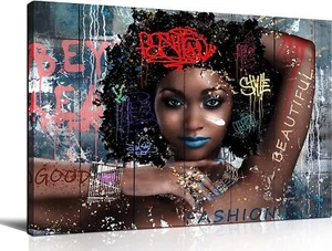 Graffiti Wall Art Decor Waterproof Canvas UV Resistance HD Prints Lightweight - Picture 1 of 7