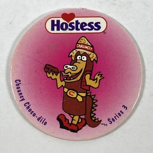 Hostess Chauncy Choco-Dile Vintage 1994 Series 3 Twinkie Character Milk Cap Pog - Picture 1 of 2