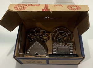 Vintage Nordic Ware Double Rosette and Timbale Iron 4 Patty Shells Cookie Mold - Picture 1 of 8