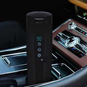 12v Auto Wasserkocher Edelstahl Elektrisch Teekocher Heizung Heiztasse Camping - Bild 1 von 17