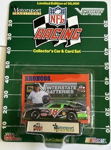 Racing Champions #18 Dale Jarrett 1992 NASCAR Interstate NFL Denver Broncos 1:64 - Picture 1 of 6