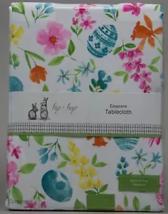 Mantel Hip + Hop Pascua Blanco con Huevo Floral 60x104 Oblongo NUEVO - Imagen 1 de 1