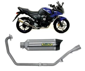 Full Exhaust Arrow Thunder Aluminium Yamaha FZ 16 FAZER 2008 > 2012 - Picture 1 of 3