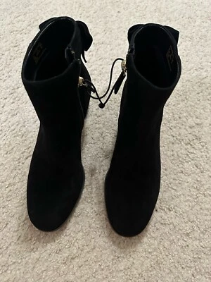 Новые без ценников замшевые ботильоны Kate Spade New York Marla с бантом женские размер 7,5 - Изображение 1 из 4