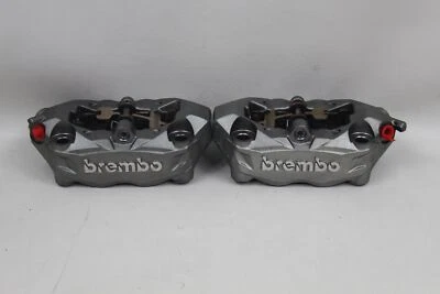 Ducati Monster 821 19-21 OEM Brembo Front Brake Calipers Caliper & Pads - Image 1 of 4