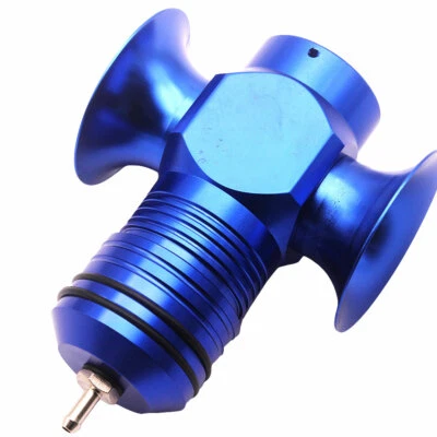 Nueva válvula de soplado de volteo universal turbo diésel BOV para todos los coches turbo diésel azul Foto 1 de 4