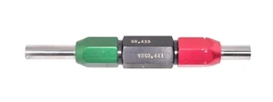 .433 to .443 ~ Smooth Plug Gage ~ Go No-Go ( ref 7/16) - Picture 1 of 1