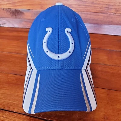 NFL Vintage Reebok Indianapolis Colts Hat Authentic Sideline Flex Fit - Image 1 of 4