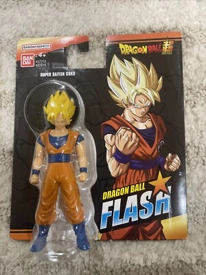 "Figura de 4"" Bandai Namco Dragon Ball Z Flash Super Saiyan Goku" Foto 1 de 2