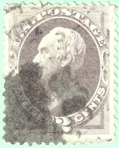 jis36 US BRIEFMARKE SC# 151 12c 1870 gebraucht F+ 039 - Bild 1 von 2