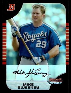 2005 Bowman Chrome Refractor #126 Mike Sweeney Royals QTY