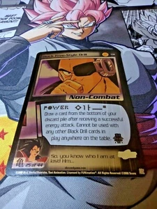 DBZ DRAGON BALL Z BLACK FREE-STYLE DRILL #136 LIMITED FOIL SAIYAN SAGA SCORE 00' - Picture 1 of 4