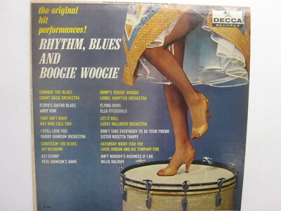 1961 DJ Decca #DL4011 pink/black lbl "Rhythm, Blues & Boogie Woogie" various EX - Image 1 of 4